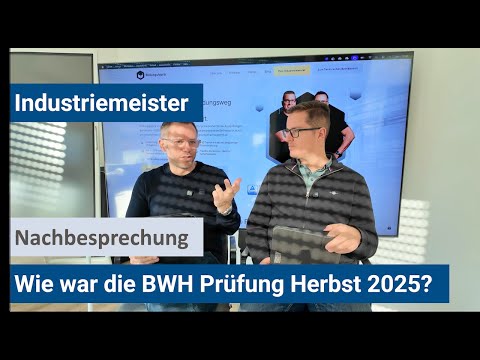 Follow-up meeting BWH Autumn 2025 | IHK Industrial Master