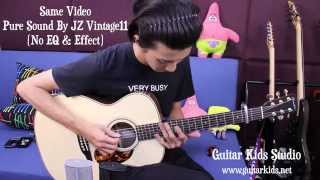 Video thumbnail for JZ Mic J1 vs. V11 with Boucher Studio Goose OMH Demo by Guitar Kids Studio by 董杰安 Jei Ann Dong