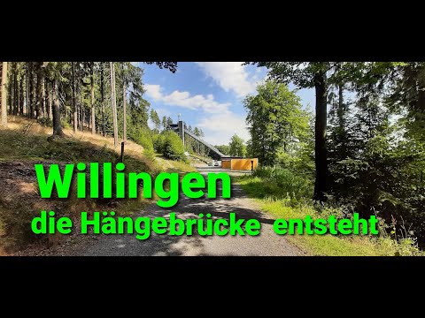 Skywalk Willingen / Waldeck. Eine der längsten Hängebrücken der Welt entsteht.