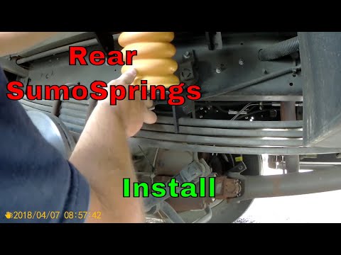 Installing Rear SumoSprings ....Help From A Friend!