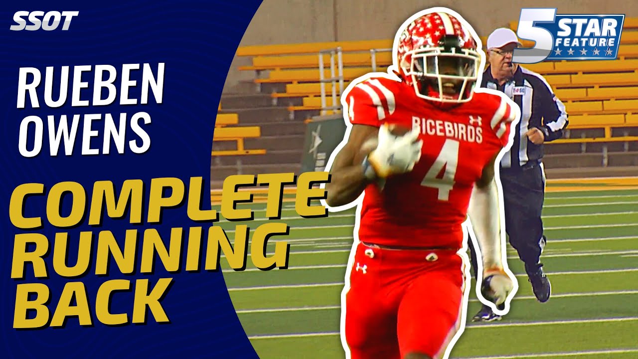 Louisville Commit Rueben Owens of El Campo High School is the Total Package at Running Back