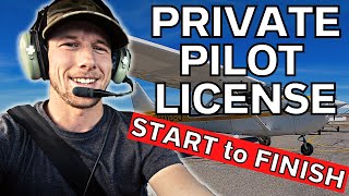 PRIVATE PILOT LICENSE 2024 | Start to Finish | Full Process Explained #flighttraining