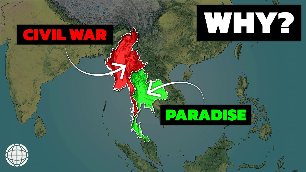 Why Thailand is THRIVING And Myanmar Is DYING