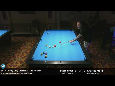 Scott Frost vs Charles Mora - One Pocket - 2019 Derby City Classic