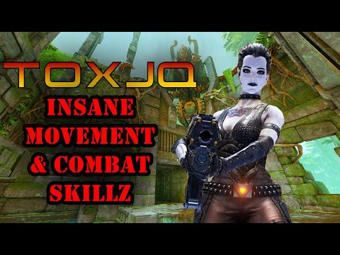 toxjq playing slash against cherra (Quake Champions duel awoken)