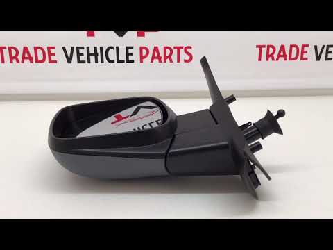 Fits Renault Kangoo 2009-2013 Door Wing Mirror Manual Primed Passenger Side video