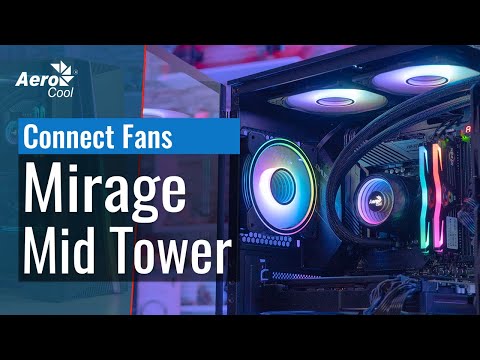 AEROCOOL PGS MIRAGE-G-BK-V1 ARGB dėklas video