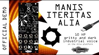 Video thumbnail for Manis Iteritas Alia dark industrial-strength voice from Noise Engineering by Noise Engineering