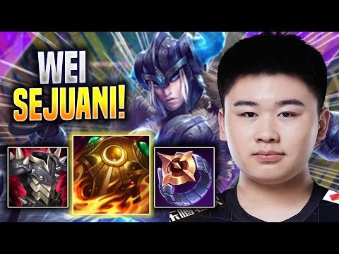 WEI IS A MONSTER WITH SEJUANI! - RNG Wei Plays Sejuani JUNGLE vs Taliyah! | Season 2022