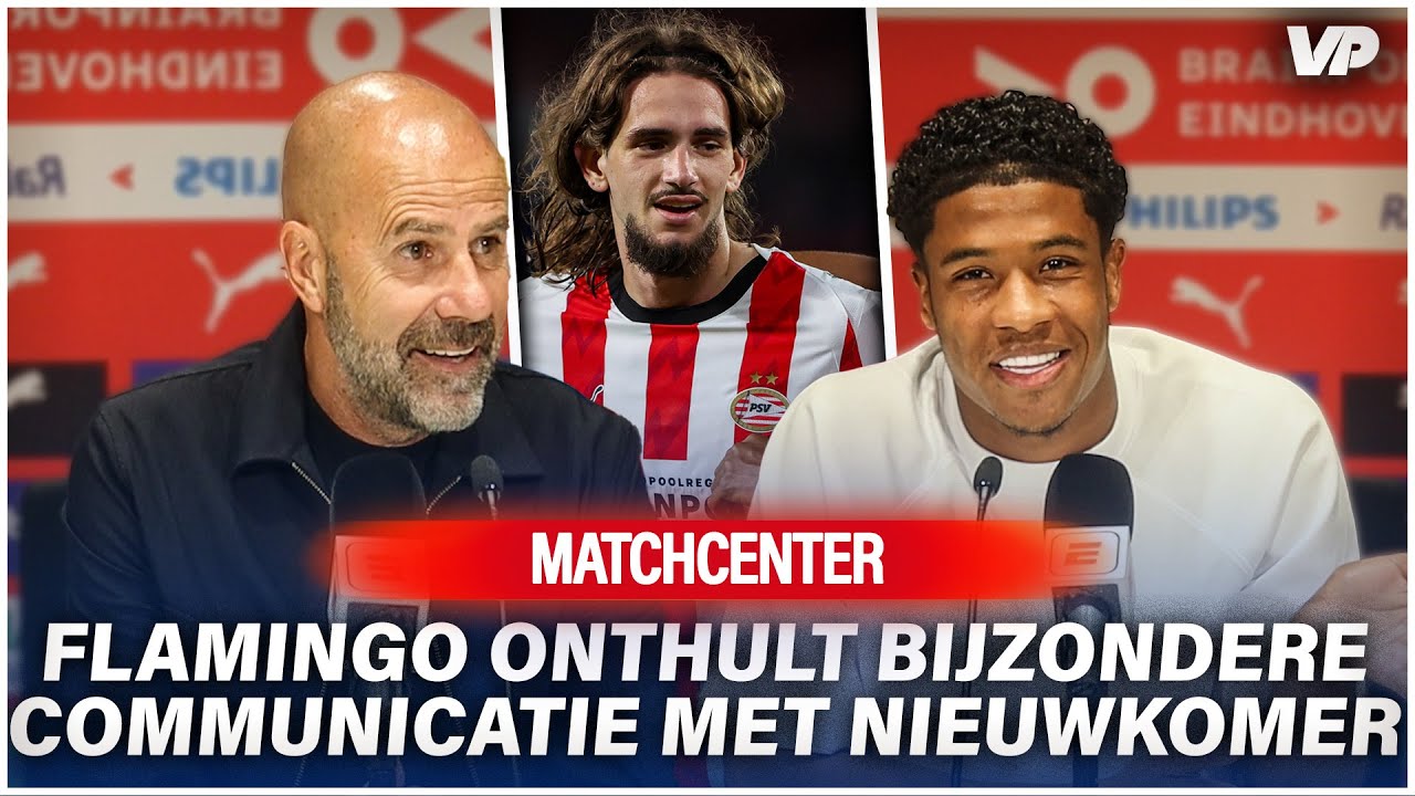 Thumbnail for article: Bosz 'ziek' van tegengoal, Flamingo lacht om PSV-communicatie: 'Vamos!'