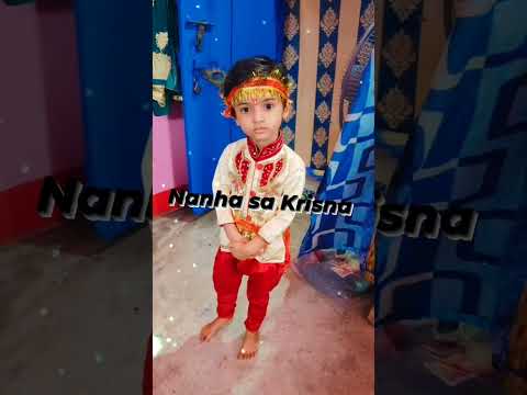 little cute krisan #youtube ▶️#love ❤#viral #janmastami short