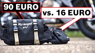 Kriega R3 Motorrad Hüfttasche vs. 16 € Amazon Tasche