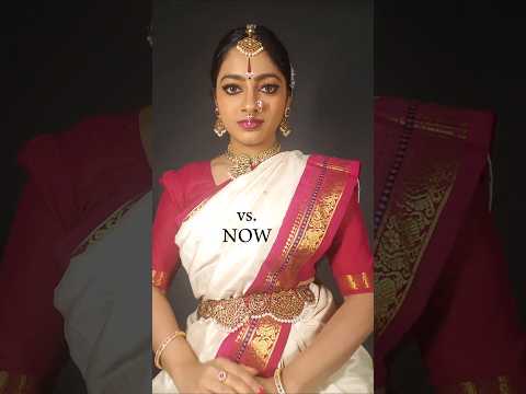 🤡 to👸#beforeandafter #makeup #dancemakeup #kuchipudi #indianclassicaldance #grwm