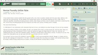Unfair Hentai Foundry Rule