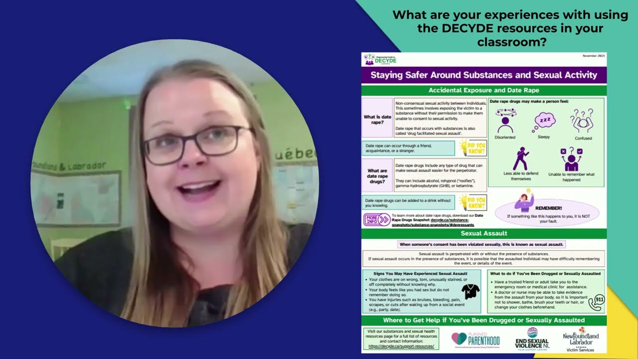 Voices from the Classroom – DECYDE Substance Use Education Resources