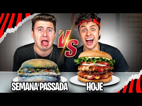 COMIDA ESTRAGADA vs COMIDA FRESCA - Desafio