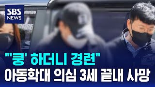 '쿵' 하더니 경련 아동학대 의심 3세 끝내 사망 / SBS