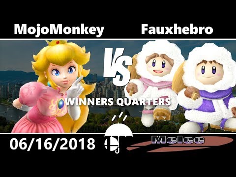 Rain City 2 Melee: Winners Quarters - MojoMonkey (Peach) vs Fauxhebro (Ice Climbers)