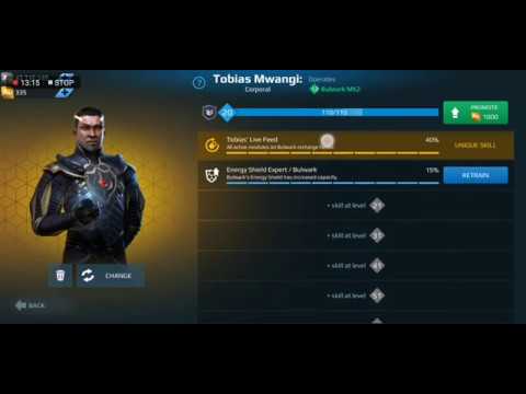 Ao Jun, Bulwark | Pilot skills exposed | Train on either weapons or bots War Robots Update 5.1