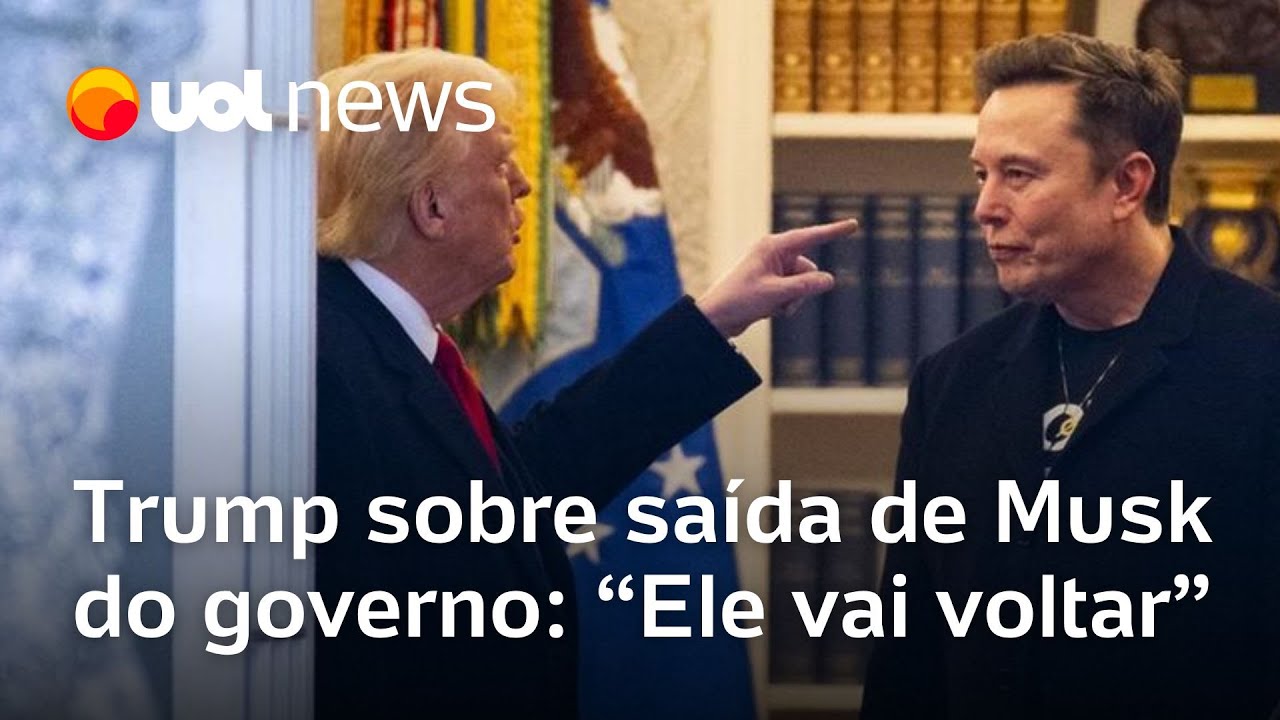 Musk vai, mas pode voltar, diz Trump em entrevista de despedida do bilionário