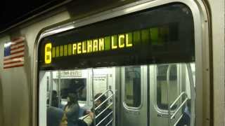 preview picture of video 'IRT Lexington Ave Line: R142A 6 Trains at 116th St-Lexington Ave'