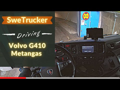 POV Driving Scania G410 Metangas - Sweden, Stockholm