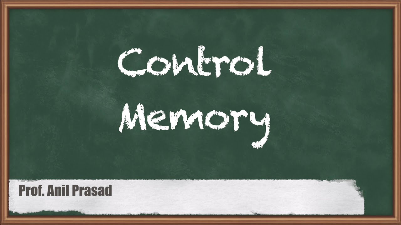 Control Memory - Micro Programed Control Unit - Computer Organization and Architecture