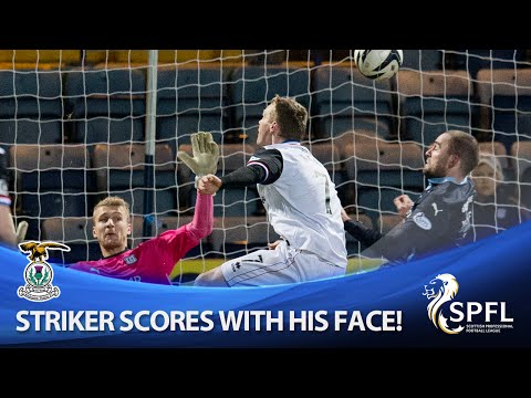 Striker scores with his face!