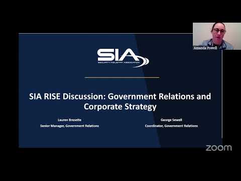 SIA RISE Discussion: Government Relations and Corporate Strategy