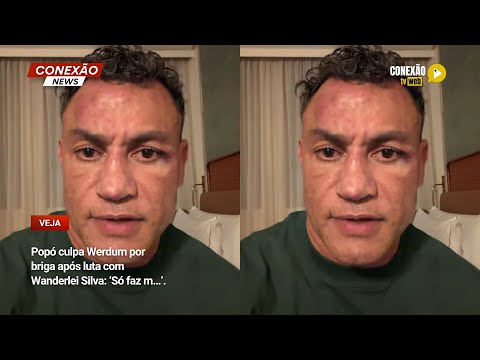 Vídeo: Popó culpa Werdum por briga após luta com Wanderlei Silva: ‘Só faz m…’.