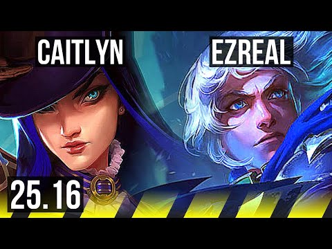 CAITLYN & Bard vs EZREAL & Pyke (ADC) | Comeback, 51k DMG, 24/5/8, Godlike | EUW Master | 25.16