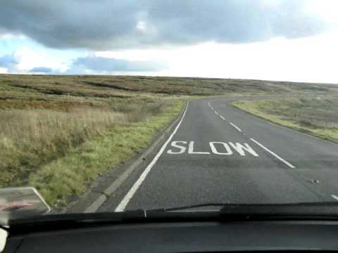 Driving Time Lapse Trip through the Calder Valley (Happy Valleys )