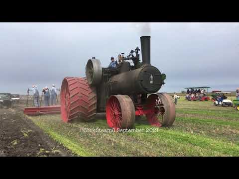 150 HP Case Road Locomotive Pulling 44 Bottom Plow
