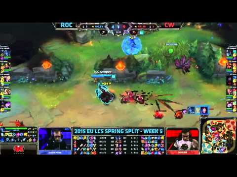 [Highlights] ROCCAT vs Copenhagen Wolves EU LCS Spring 2015 W5D1   ROC vs CW