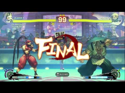 KEIKE DESORA [Gouken] vs DX MATSUKO [Ibuki] SSF4 Japanese Online Ranked Matches - TRUE-HD