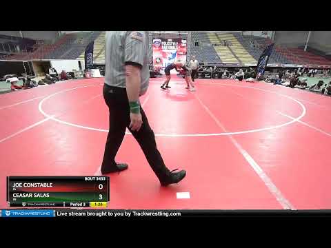 187 Lbs 1st Place Match - Ceasar Salas, IN Vs Joe Constable, IA E61e
