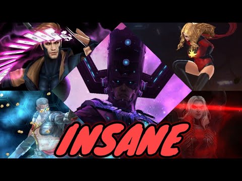 INSANE GALACTUS 1 SHOTS! | CABLE, MOONSTONE, KNULL & GAMBIT SHOWCASE | MARVEL FUTURE FIGHT | F2P