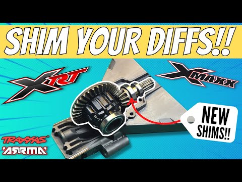 XRT X-Maxx [Or Any R/C] Diff Shimming In 5 Mins!! | NEW SHIMS FOUND!