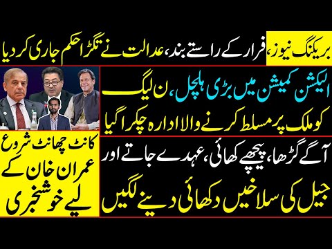 Escape route blocked, Court's strict order | Big upheaval in ECP | Good News for Imran Khan