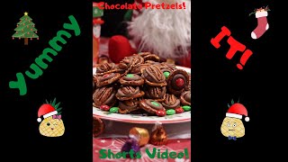 Chocolate Pretzels on the 11th day of Christmas #shorts | Yummy It Food