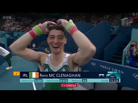 (BBC) Rhys McClenaghan PH EF 2024 Olympics