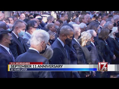 Ceremonies held across US on 20th anniversary to remember Sept. 11, 2001