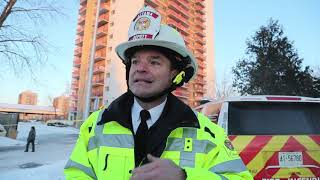 Residents rescued from balconies in east end Donald street fire