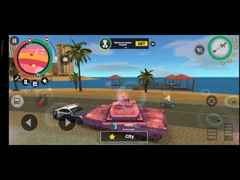 Vegas crime simulator. blasting police vehicles. (Tank)Heavy weapons unlocked 🔥