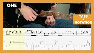 Metallica - One Guitar Playthrough w/ Tab & Music Notation
