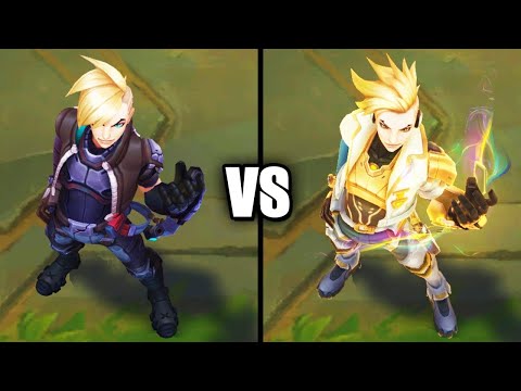 PsyOps Ezreal And Prestige PsyOps Ezreal Skins Comparison League of Legends