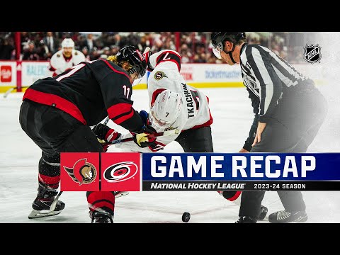 Senators @ Hurricanes 10/11 | NHL Highlights 2023