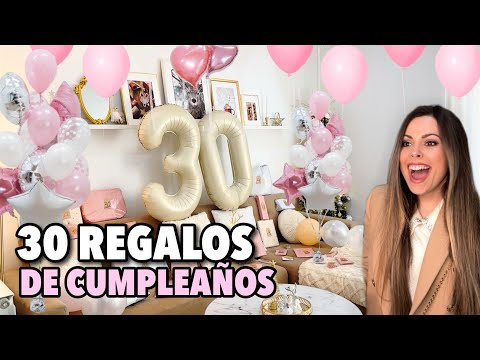 ¡MI NOVIO ME SORPRENDE! 30 REGALOS de CUMPLEAÑOS 🎁 | Bstyle