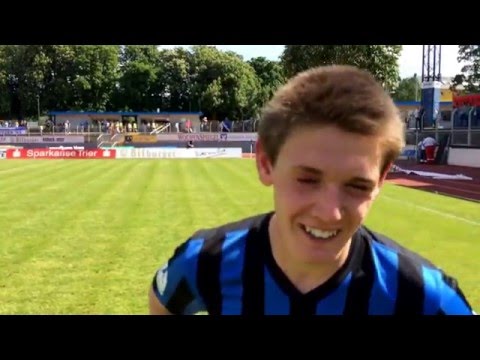 Eintracht Trier - SV Spielberg 2:1 - Vincent Boesen (Eintracht) im Interview