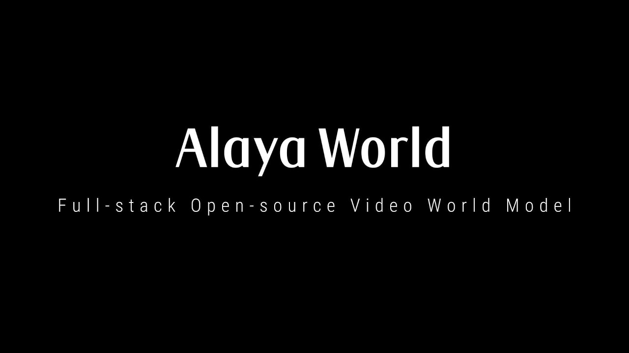 AlayaWorld demo video